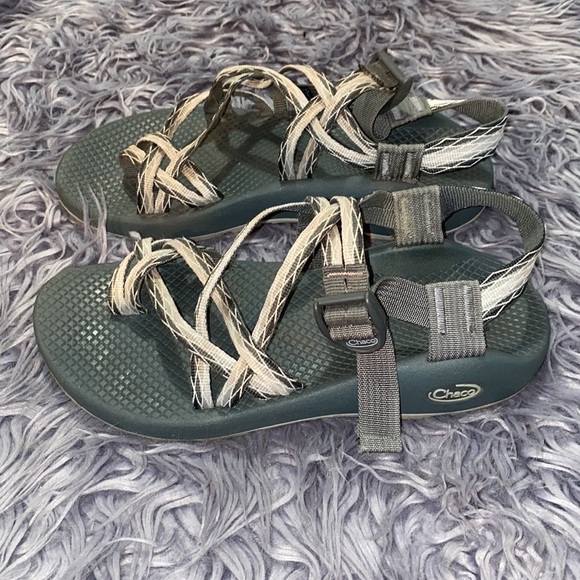 Chaco Women's Z/X2 Classic Apex Gray Comfort Sport Sandals 8 - Picture 2 of 4